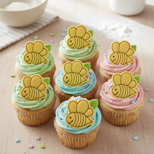 Bee Happy Mini 2" Cookie Cutter & Stamp Set