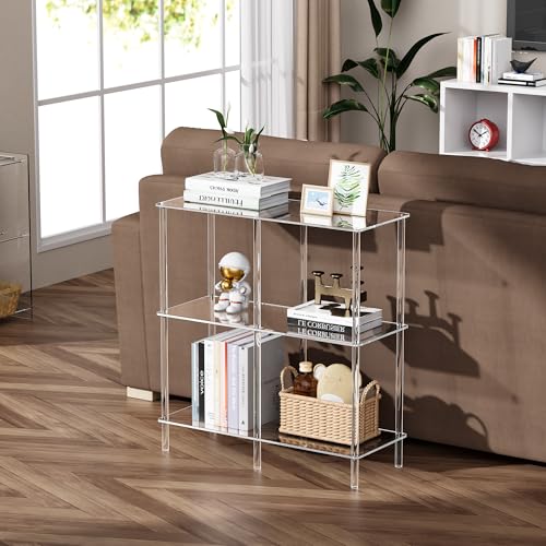 Acrylic Side Table Clear 3