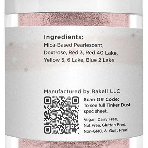 Rose Gold Edible Glitter