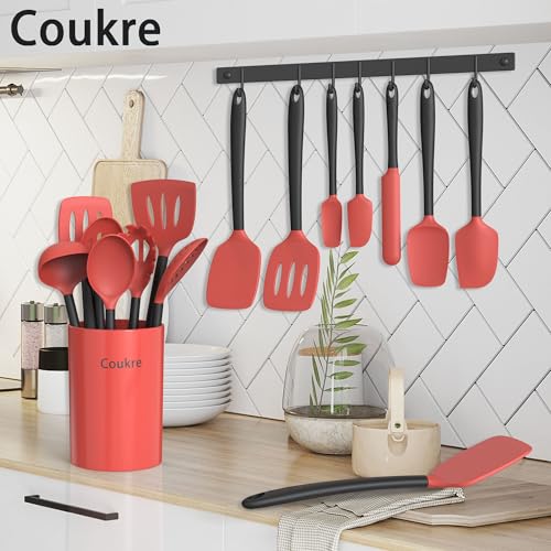 Silicone Kitchen Cooking Utensils Set (14 Count)