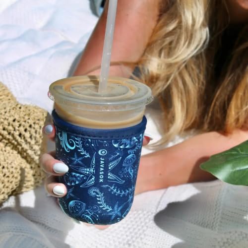 JavaSok Iced Coffee & Cold Soda Insulated Neoprene Cup Sleeve