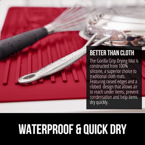 Patented BPA Free Silicone Dish Drying Mat