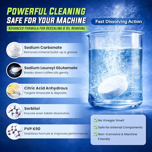 Coffee Maker Cleaner Tablets 25 Count
