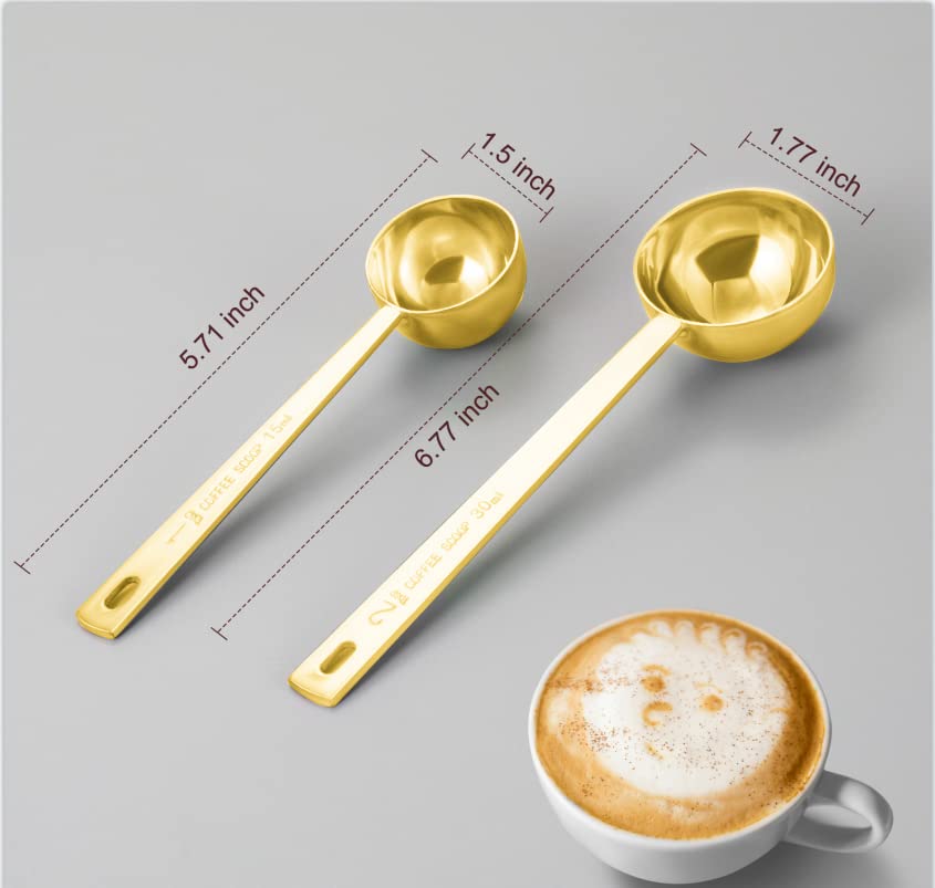 Premium Coffee Scoop Set (2 Count)