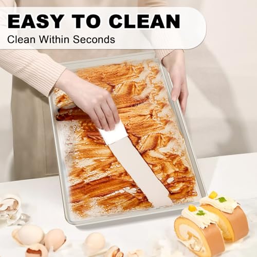 Half Sheet Pans with Rack Set