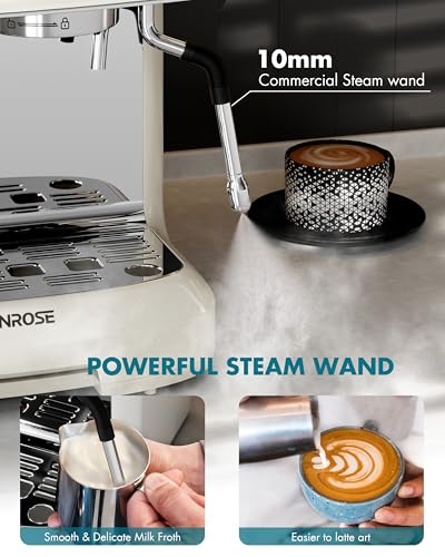 Espresso Machine with Grinder and Milk Frother