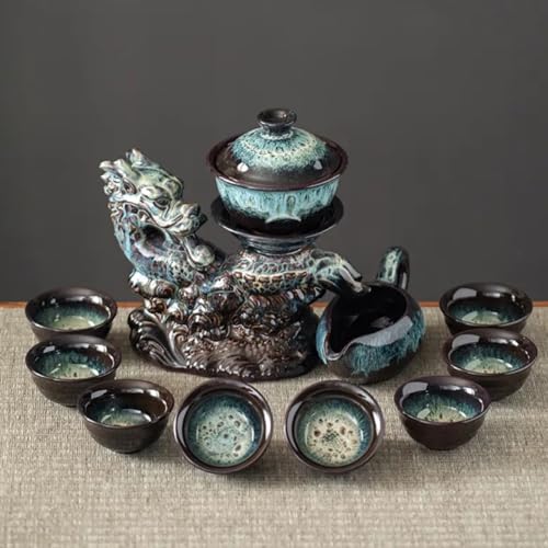 Chinese Gongfu Tea Set Ceramic Teapot with Infuser