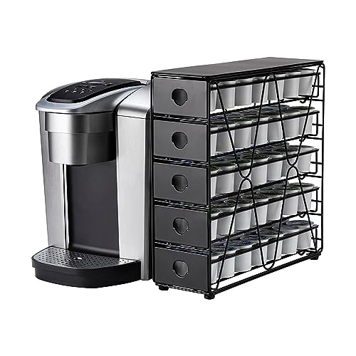 K Cup Organizer for Keurig Pod Drawer Large Mullti Tier Coffee Pod Holder