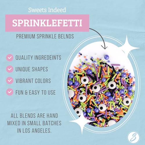 Halloween Sprinkles with Candy Eyeballs (4 Ounce)