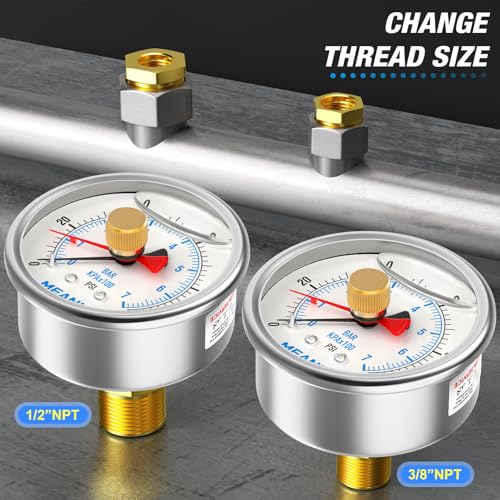 0~100Psi Stainless Steel 1