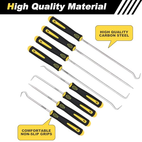 8 Pieces Pick and Hook Tools Set