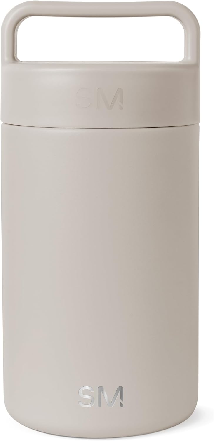 Simple Modern Food Jar for Hot Food | Reusable Stainless Steel Vacuum Insulated Leak Proof Lunch Storage for Smoothie Bowl, Soup, Oatmeal | Provision Collection | 16oz | Almond Birch - Blissbrew