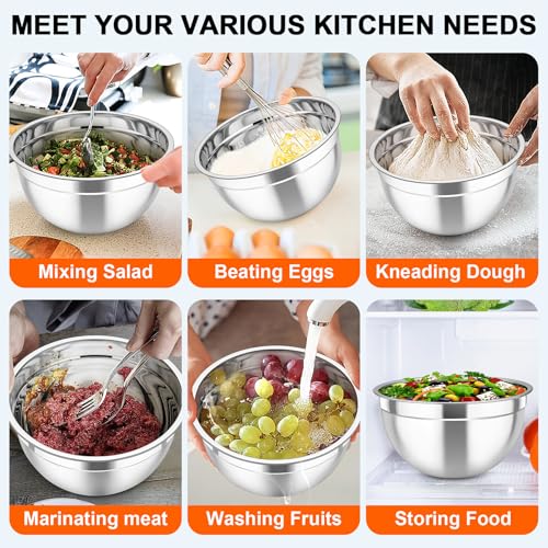 Mixing Bowls with Lids (5 Count)