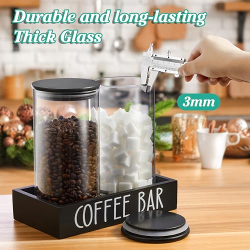 Glass Coffee Canister for Ground Coffee