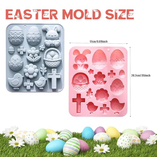Easter Bunny Egg Chocolate Mold Set