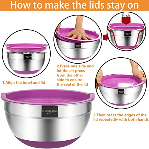 Mixing Bowls with Airtight Lids