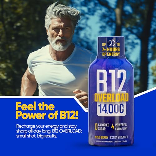 B12 Overload Extra Strength Energy Shot (23.16 Fl Oz)