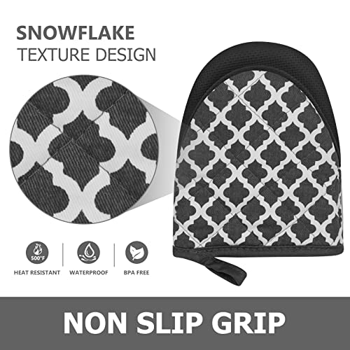 1 Pair Short Oven Mitts