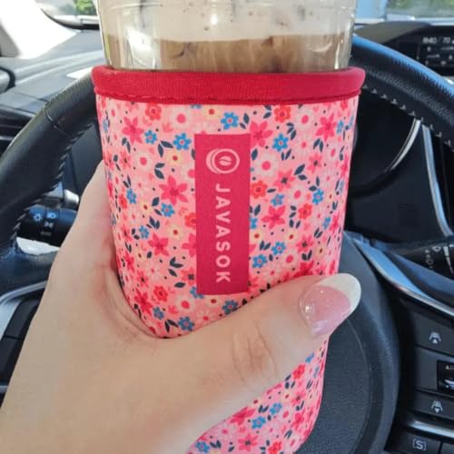 JavaSok Iced Coffee & Cold Soda Insulated Neoprene Cup Sleeve