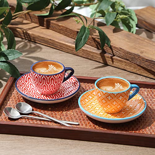 Ceramic 2 oz Espresso Cups (6 Count)
