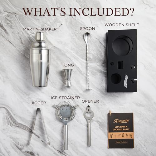 Cocktail Shaker Set Bartender Kit (6 Count)