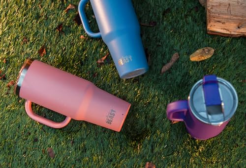 Beast 42 oz Tumbler with Handle Stainless Steel Vacuum Insulated Coffee Ice Cup Double Wall Travel Flask