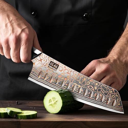 Damascus Santoku Knife 7 inch