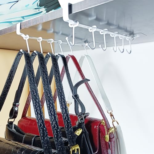Adjustable Under Cabinet Coffee Mug Holder (12 Count)