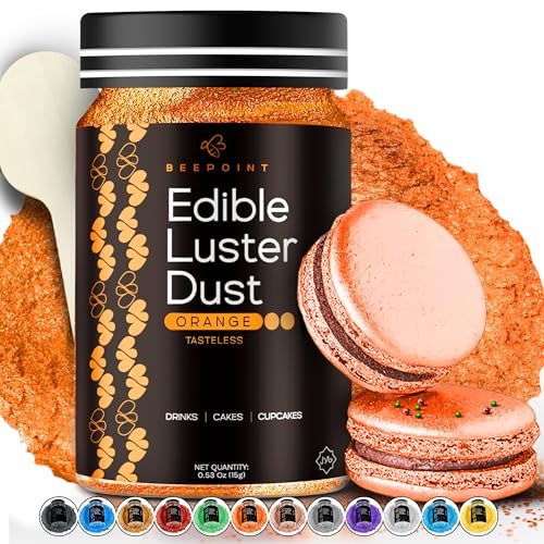 Orange Edible Luster Dust 15g