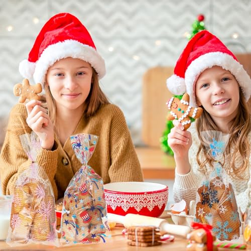 100pcs Snowflake Treat Bags (100 Count)