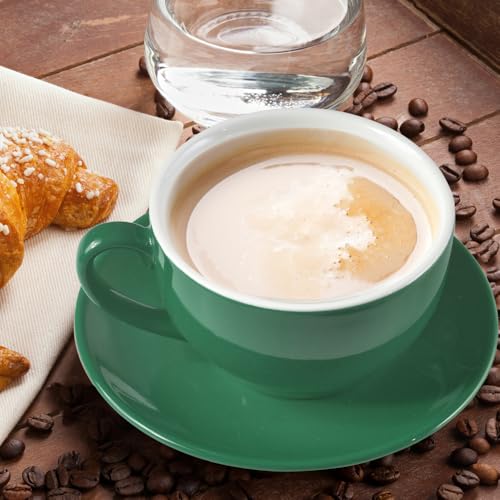 Porcelain Coffee Cup with Saucer 220ml (9.99 Count)