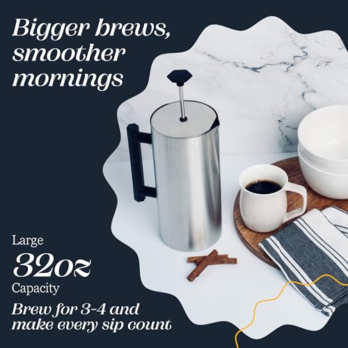 P6 32 Ounces French Press Coffee Maker