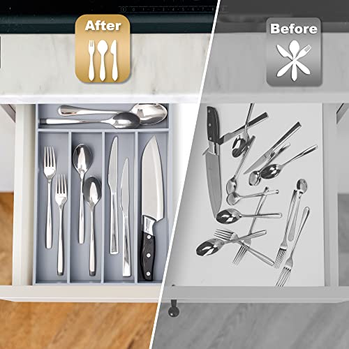 Bamboo Silverware Holder
