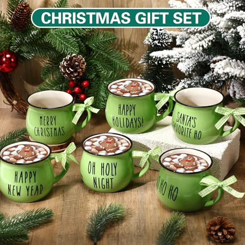 6 Set Christmas Coffee Mugs (6 Count)