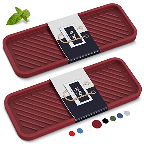 Kitchen Silicone Sink Organizer Tray (2 Count)