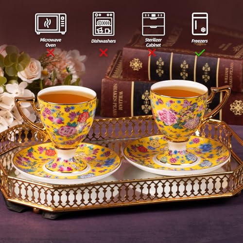 Tea Cup and Saucer (2 Count)