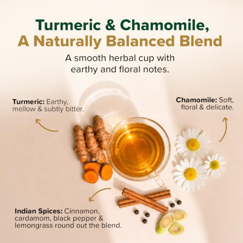 Turmeric Chamomile Tea Bags (100 Count)