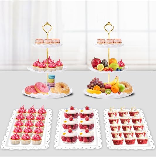 5 Pcs Dessert Table Display Set