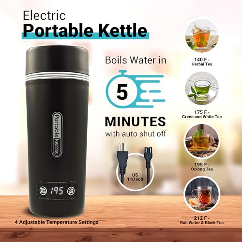 Organic Gift Set with Portable Kettle
