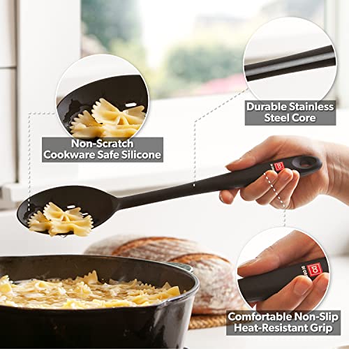 DI ORO Silicone Cooking Spoons (2 Count)