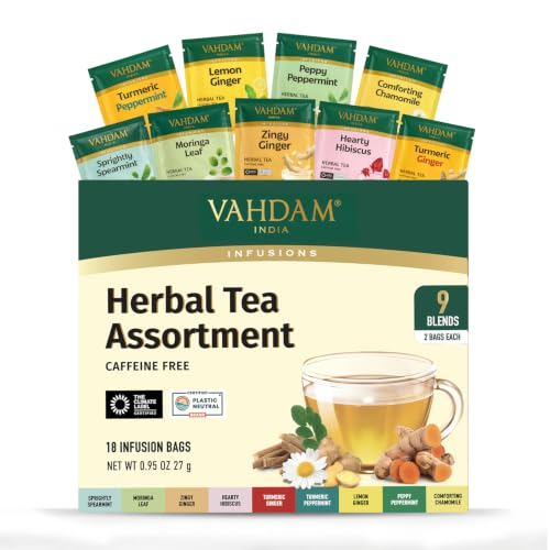 Assorted Herbal Tea Sampler (18 Count)