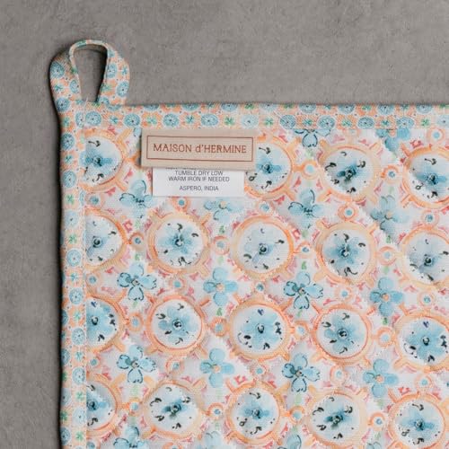100% Cotton Oven Mitt & Pot Holder Set (2 Count)