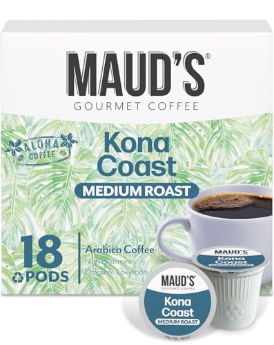 Kona Medium Roast Coffee Pods (18 Count)