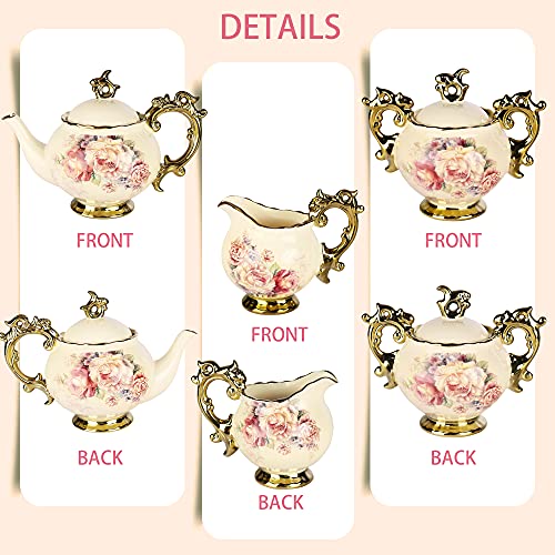 15 Pieces British Porcelain Tea Set