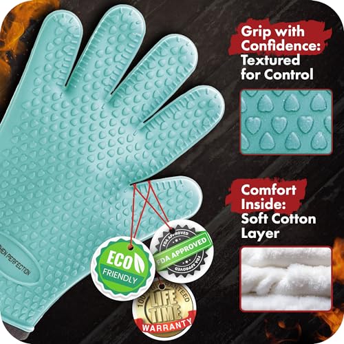 Silicone Smoker BBQ Gloves (2 Count)