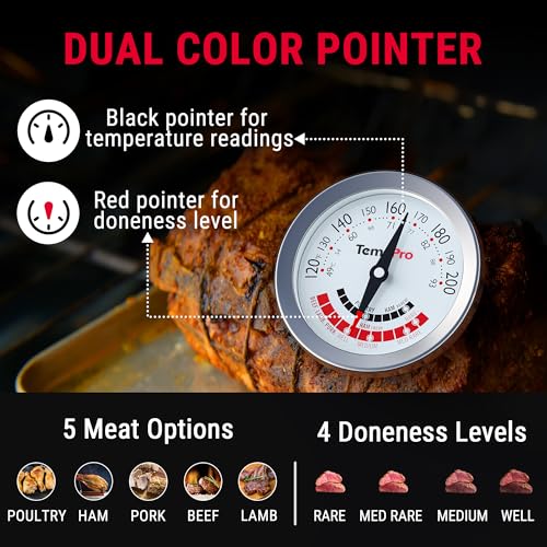 APT200 Meat Thermometer for Cooking with Extra (3 Count)