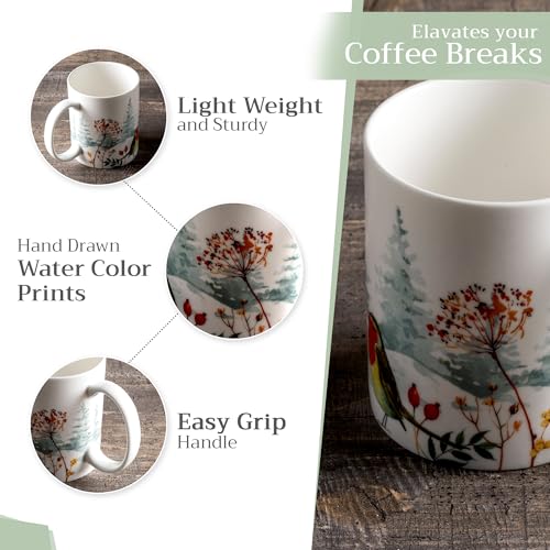 Coffee Mug with Handles Tea Cups