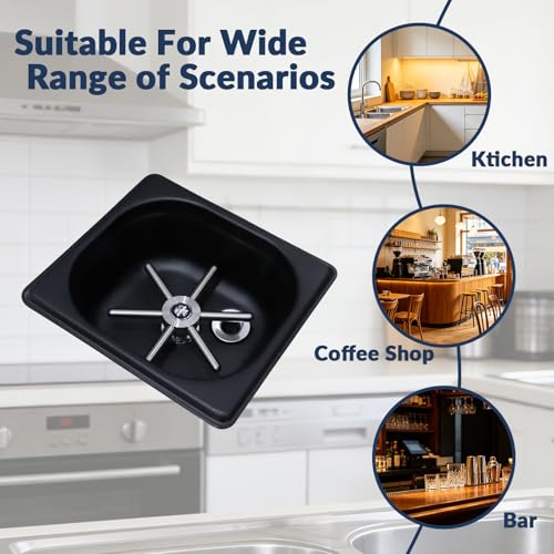 Rinser Glass Rinser Espresso Rinser Solid Brass and 304 Stainless Steel Bar Glass Rinser for Kitchen Sink