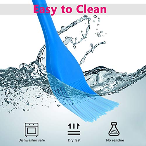 Silicone Basting Pastry Brush Set 4 Pack