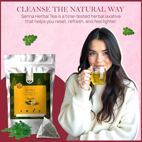 Tealeaf & Co. Senna Tea Blended with Fresh Herbs (7.055 Ounce)